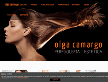 Tablet Screenshot of olgacamargo.com